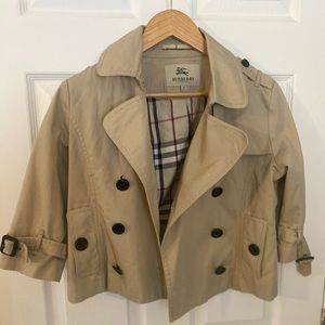 Burberry cropped jacket